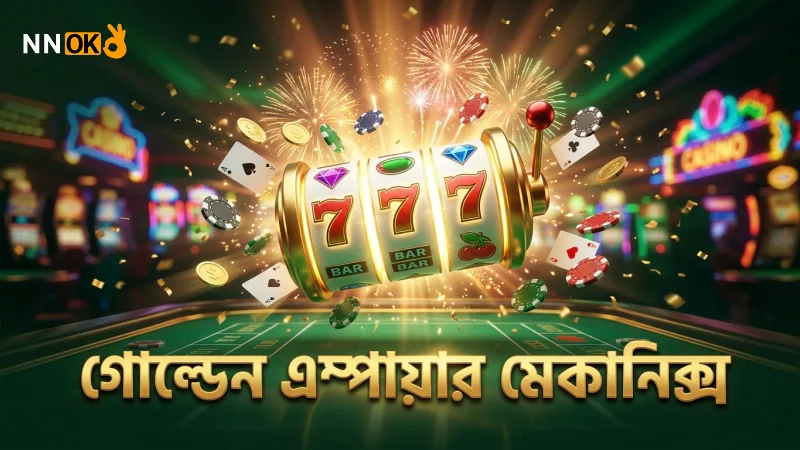 গোল্ডেন এম্পায়ার স্লটের মূল গেমপ্লে মেকানিক্স ব্যাখ্যা করে