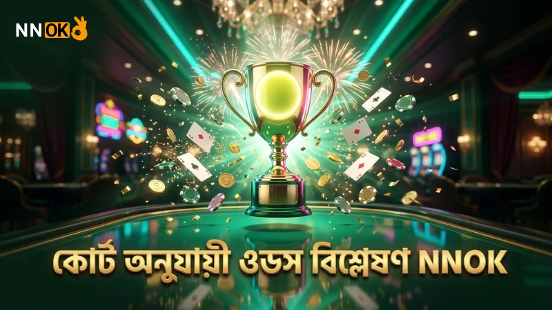 বিভিন্ন কোর্টে খেলোয়াড় পারফরম্যান্সের ওডস বিশ্লেষণ করুন